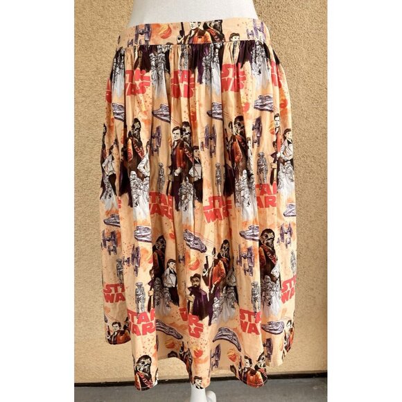 Disney Parks Star Wars Skirt Womens Han Solo Chewbacca Size Medium Thank you for - Picture 1 of 8